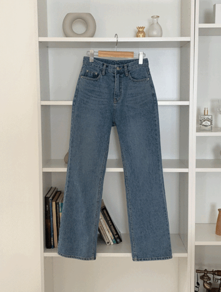 [5천장돌파][XS-L][인생데님👖여유핏/2기장][made] Better Jeans (No.108) 세미 와이드 스트레이트 핏 (미디엄블루) (신상/베스트/데일리/팬츠/데님팬츠/일자팬츠/일자핏)
