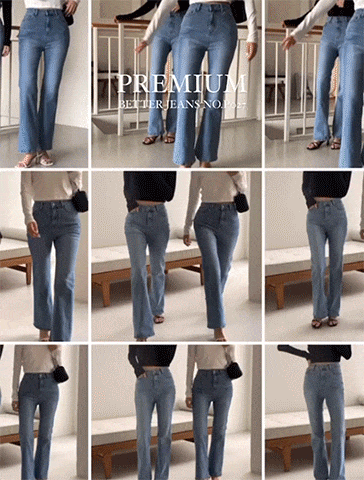 [6천장돌파][XS-L][마네킹핏🖤!][made] Premium Better Jeans (No.P027) 쥔장추천 비율핏 롱부츠컷 [2Types기본/롱(+5cm)] (클래식코지블루) (가을/간절기/데일리/청바지)